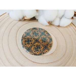 Miroir Liège - tons naturels - Liège avec motif