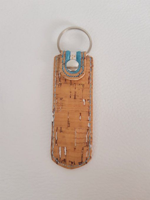 Porte-clé Appliqué en tissu papillon