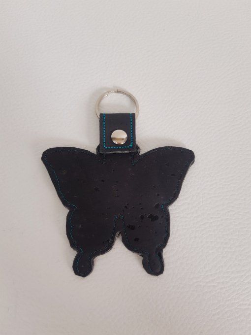 Porte-clé Papillon - Bleu