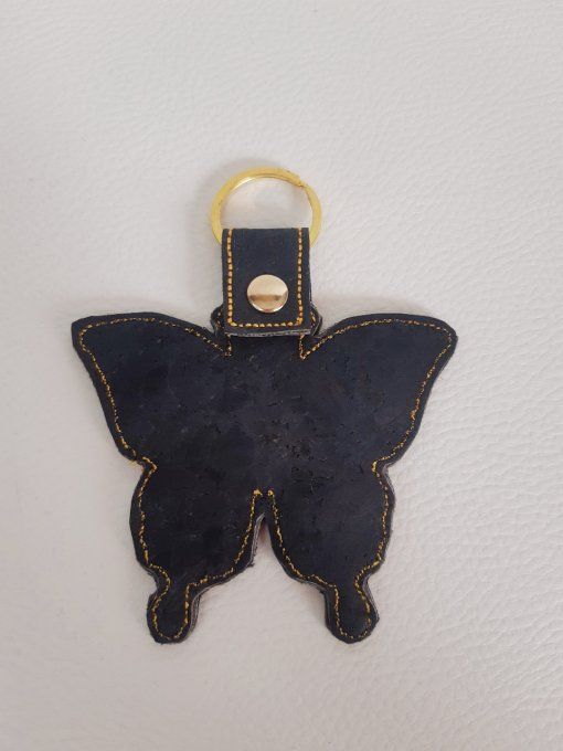 Porte-clé Papillon - Jaune