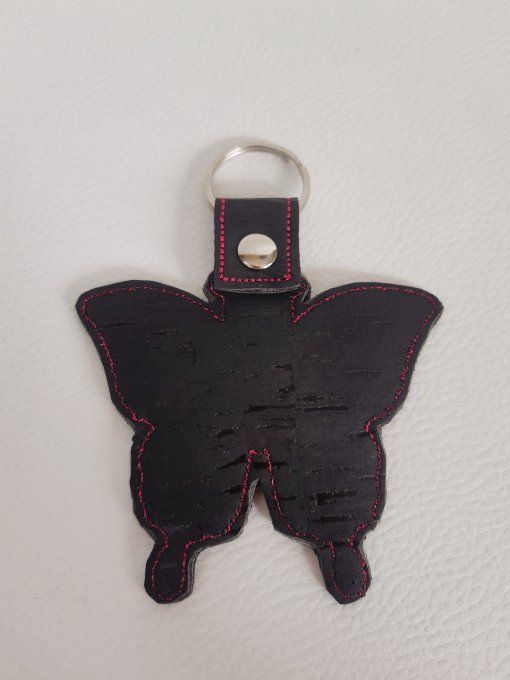 Porte-clé Papillon - Rose