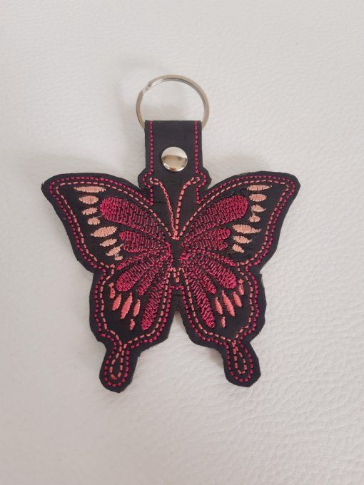 Porte-clé Papillon - Rose