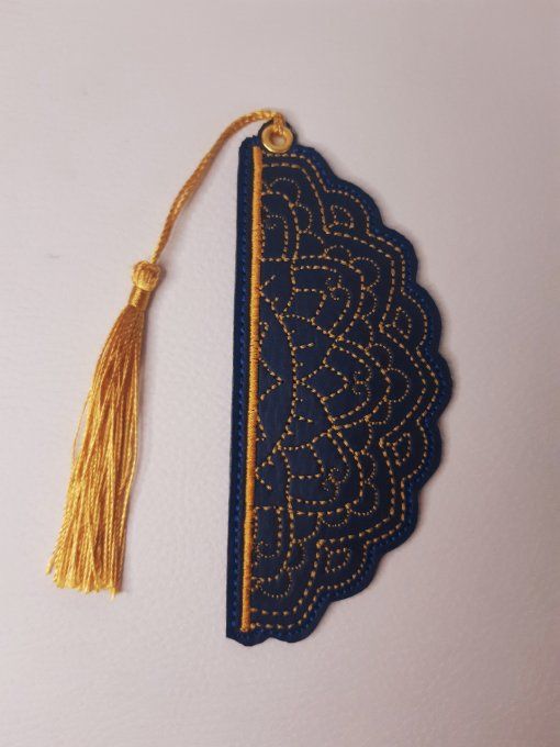 Marque-page Mandala - ocre