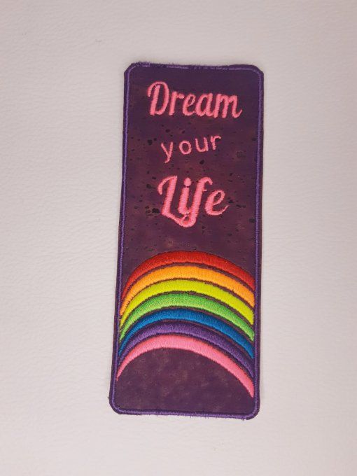 Marque-page Dream your life - violet