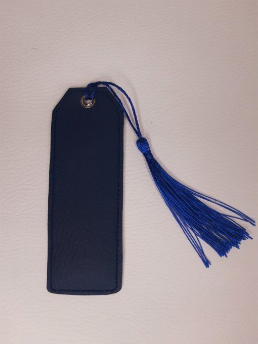 Marque-page avec appliqué - bleu