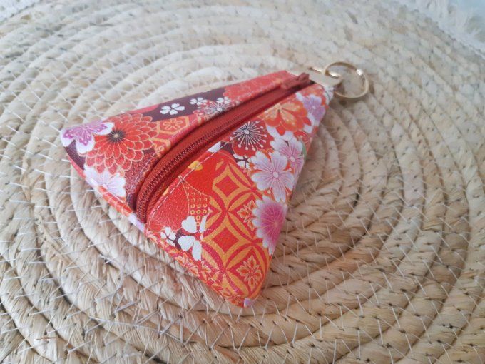 Porte-monnaie / porte-clés - motif japonais