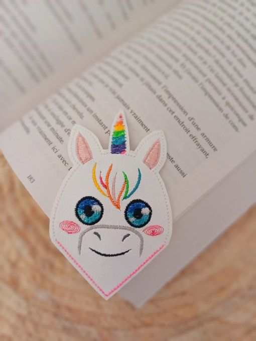 Marque-page Licorne