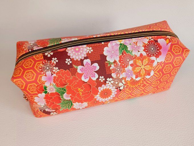 Trousse d'école - motif japonais