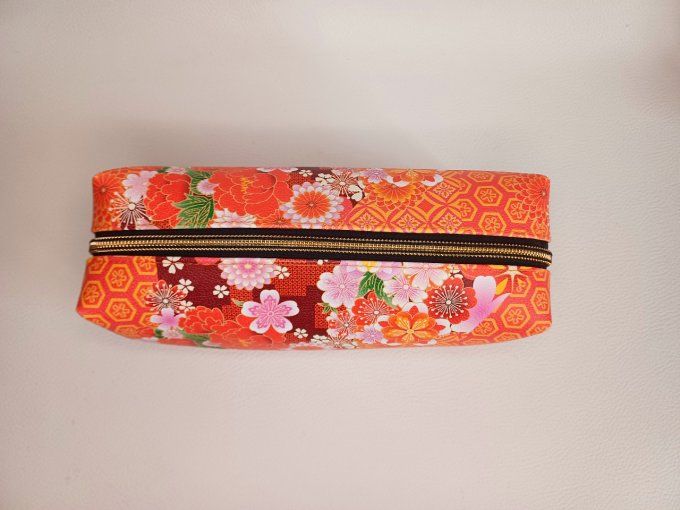 Trousse d'école - motif japonais