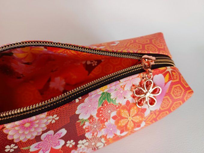 Trousse d'école - motif japonais