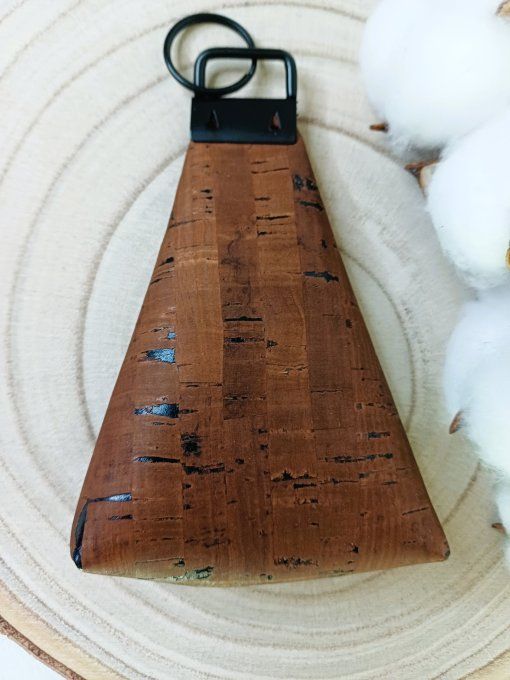 Porte-monnaie / porte-clés - liège marron