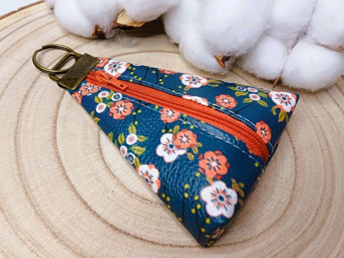 Porte-monnaie / porte-clés - fleurs de cerisier