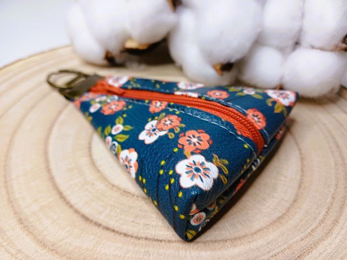 Porte-monnaie / porte-clés - fleurs de cerisier