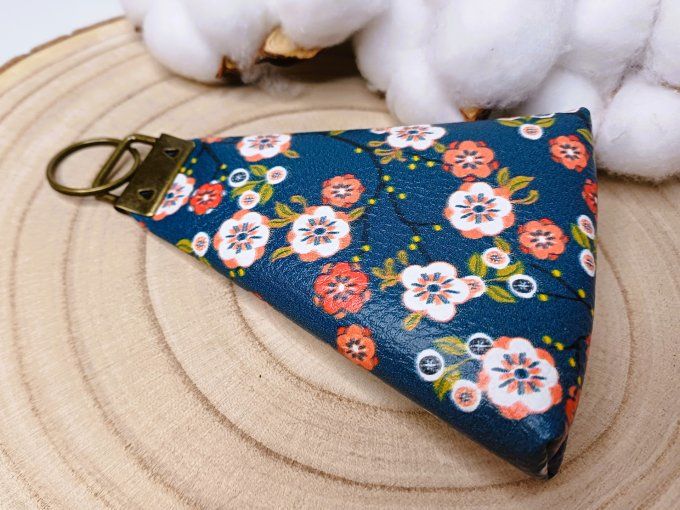 Porte-monnaie / porte-clés - fleurs de cerisier