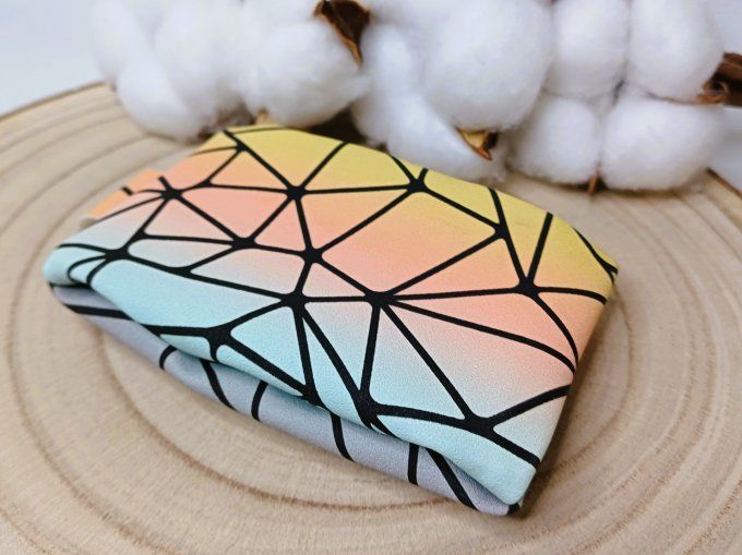 Porte-monnaie - geometrique multicolore