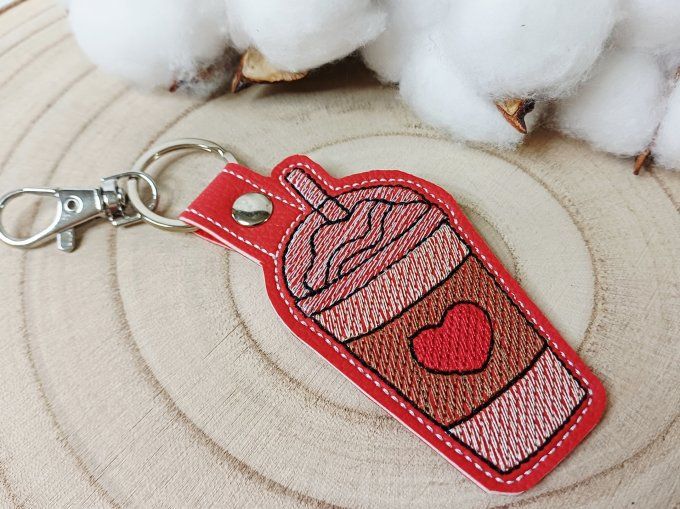 Porte-clé Smoothie 1 - rouge