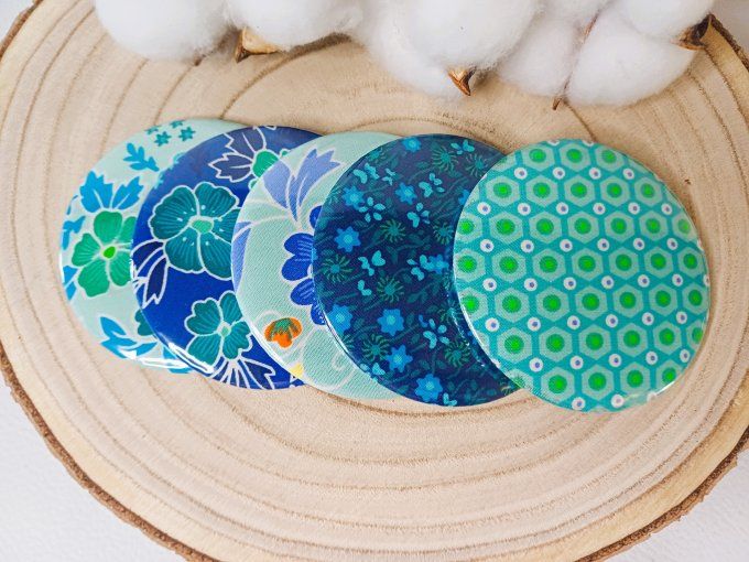 Miroir Petit Pan - tons bleu/vert