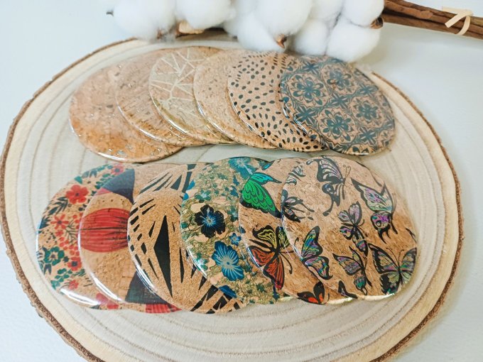 Miroir Liège - motifs colorés