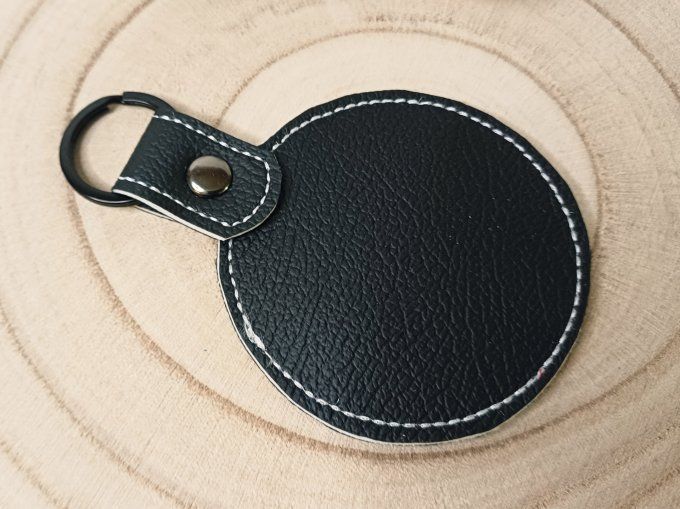 Porte-clé Boussole en simili cuir