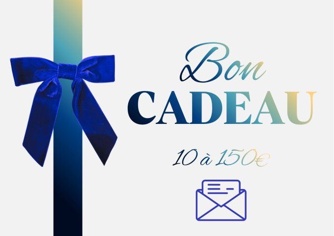 Bon cadeau de 10 à 150 € - par courrier