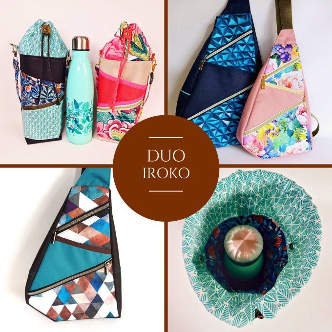 Pack DUO IROKO - Le sac à dos et le porte-gourde