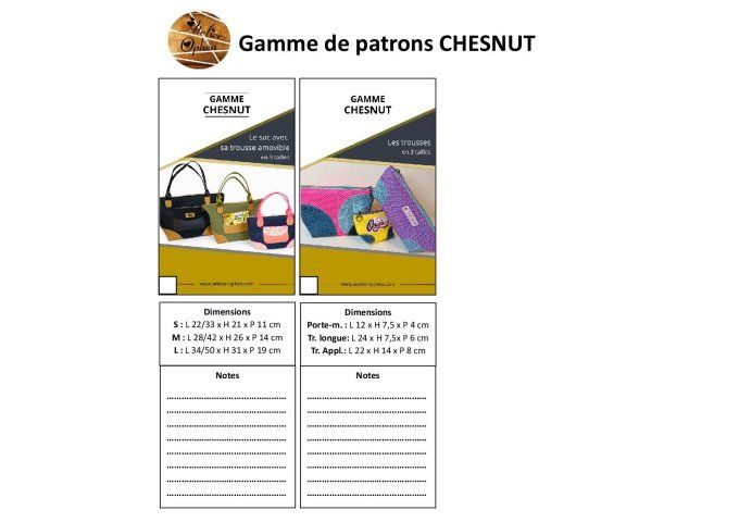 Fiche Gamme CHESNUT