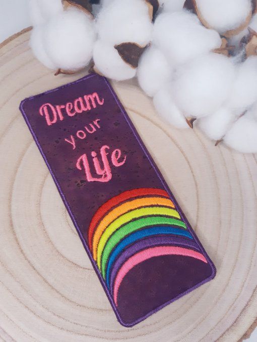 Marque-page Dream your life - violet