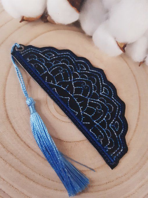 Marque-page Mandala - multicolore bleu