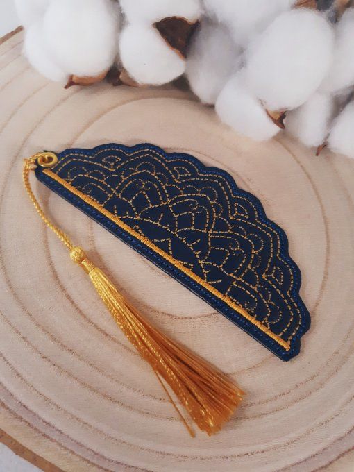 Marque-page Mandala - ocre