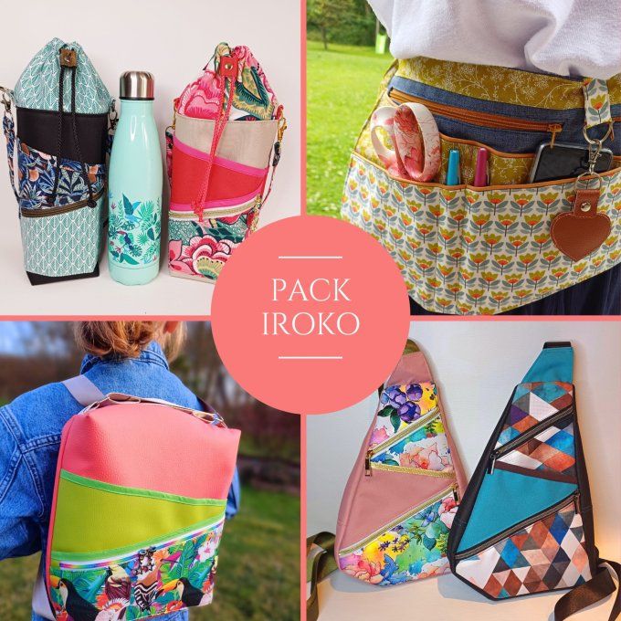 PACK of the 5 patterns from the IROKO collection