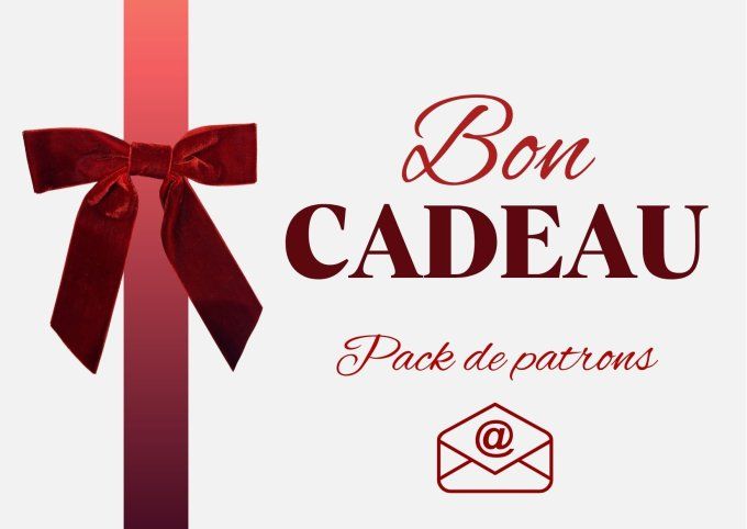 Bon cadeau "Pack de patrons" - par email