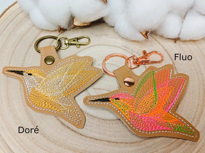 Porte-clé COLIBRI - 12 couleurs au choix
