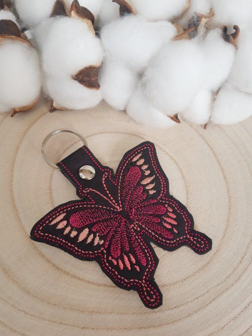 Porte-clé Papillon - 3 coloris au choix