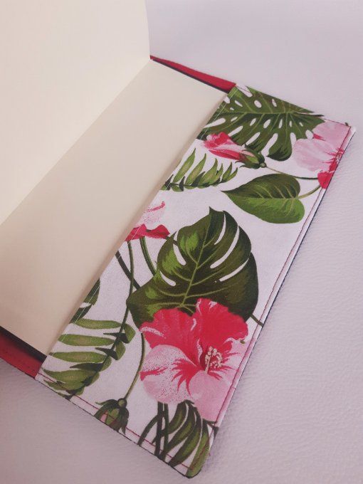 Protège carnet A5 - mandala rose