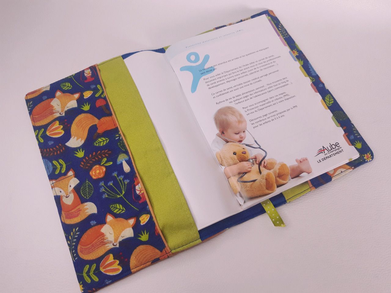 Protège carnet de santé personnalisé - Atelier-ophea
