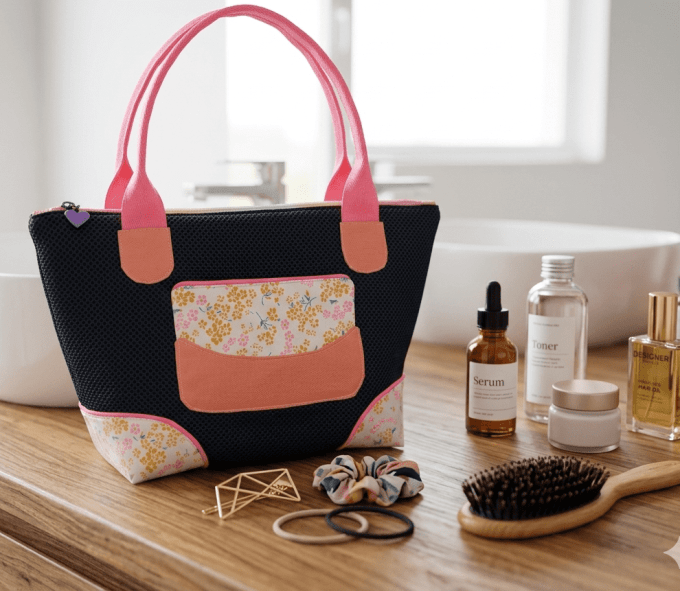 Patron du sac avec trousse amovible CHESNUT