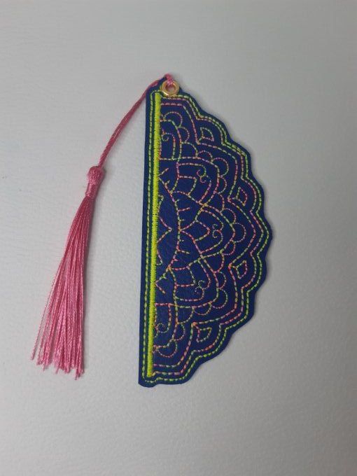 Marque-page Mandala - multicolore jaune